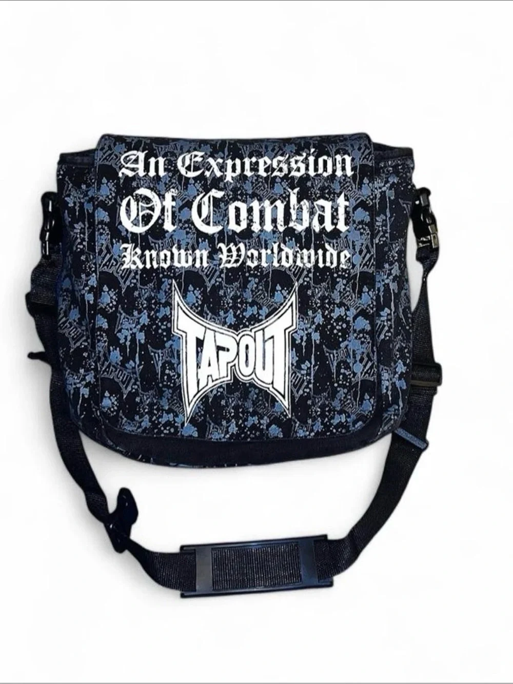 VINTAGE Grail Y2K Tapout Convertible Crossbody Messenger Backpack MMA